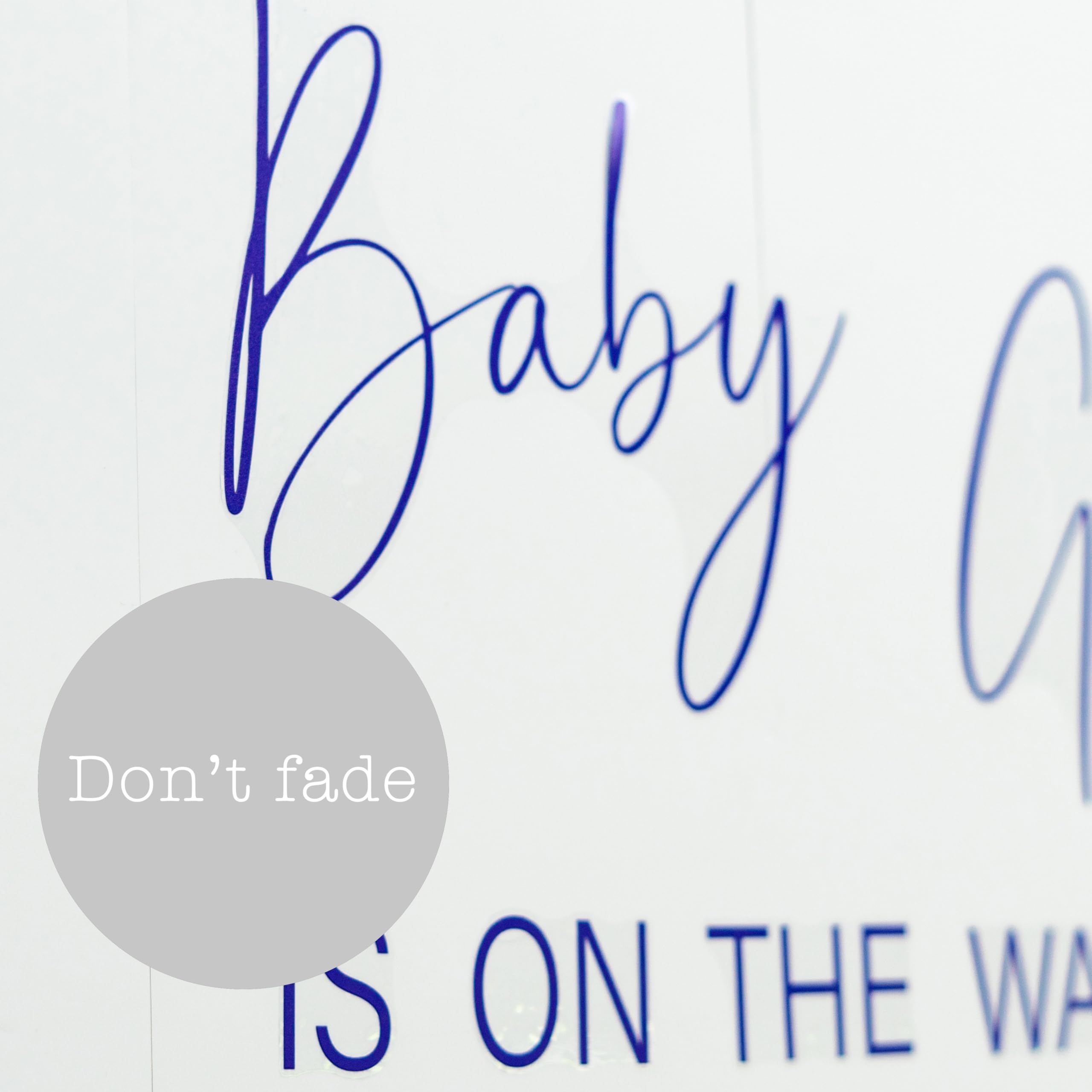 ZAIBIANHAO keepsake wall decal captures the moment for parents-to-be
