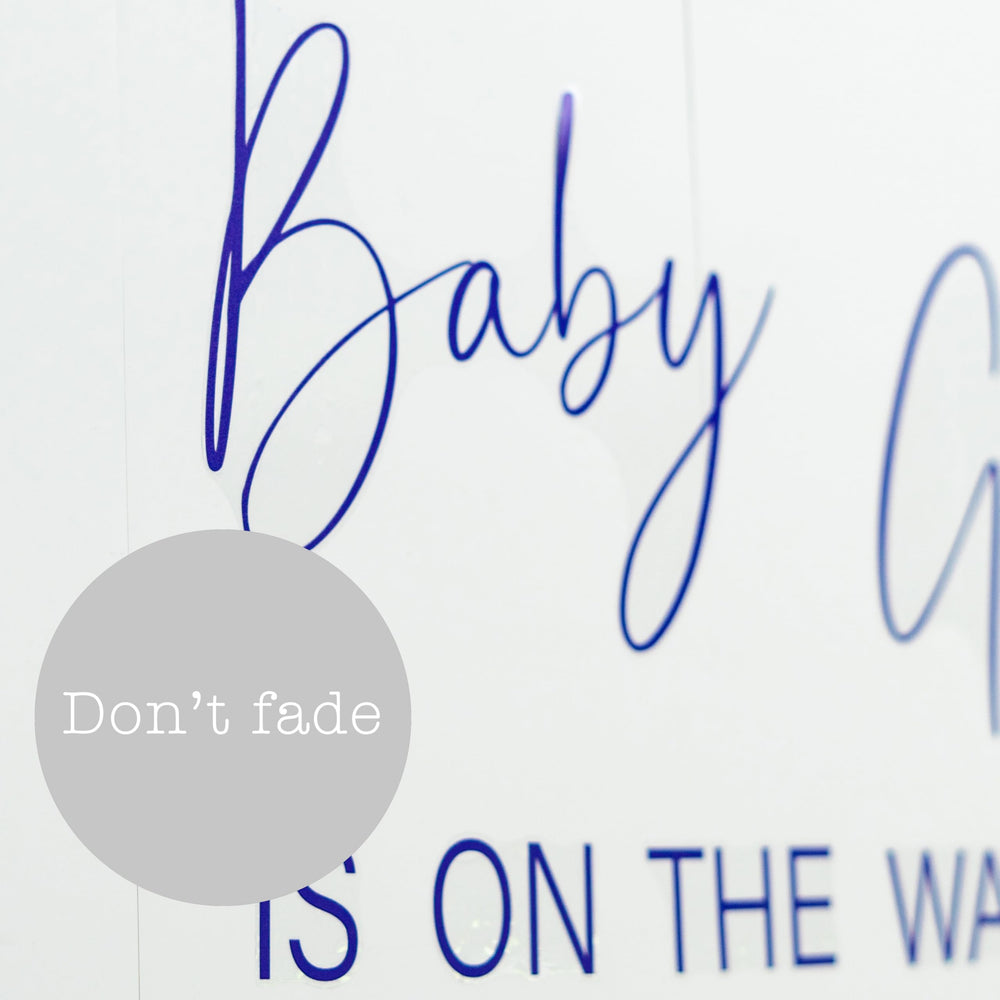 ZAIBIANHAO keepsake wall decal captures the moment for parents-to-be