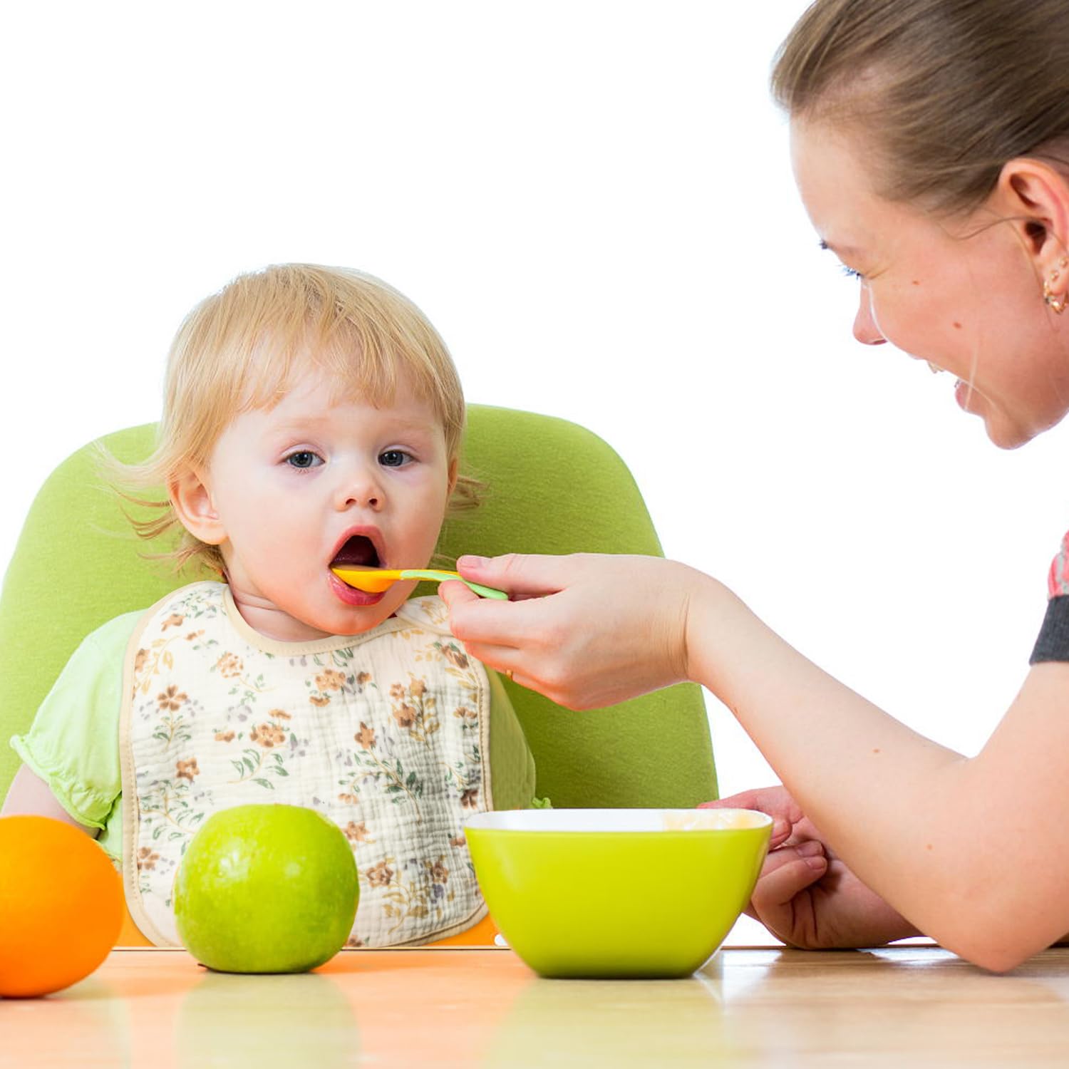 Zainpe baby bib four-layer cotton for strong absorption.