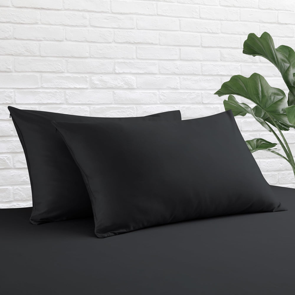 Zaizaihome 13x18 toddler pillow close-up showing smooth 400TC sateen weave