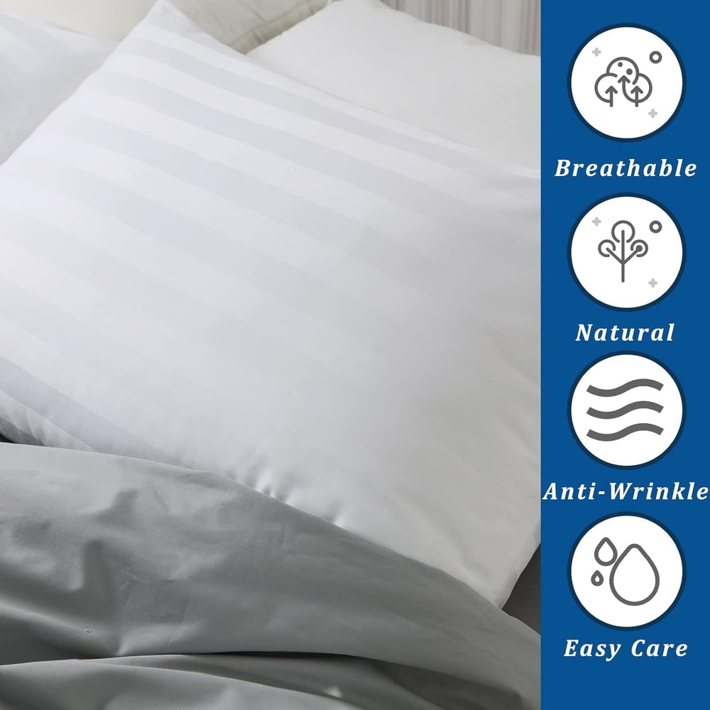 Zaizaihome pre-shrunk pillow covers ensure perfect fit with standard pillows
