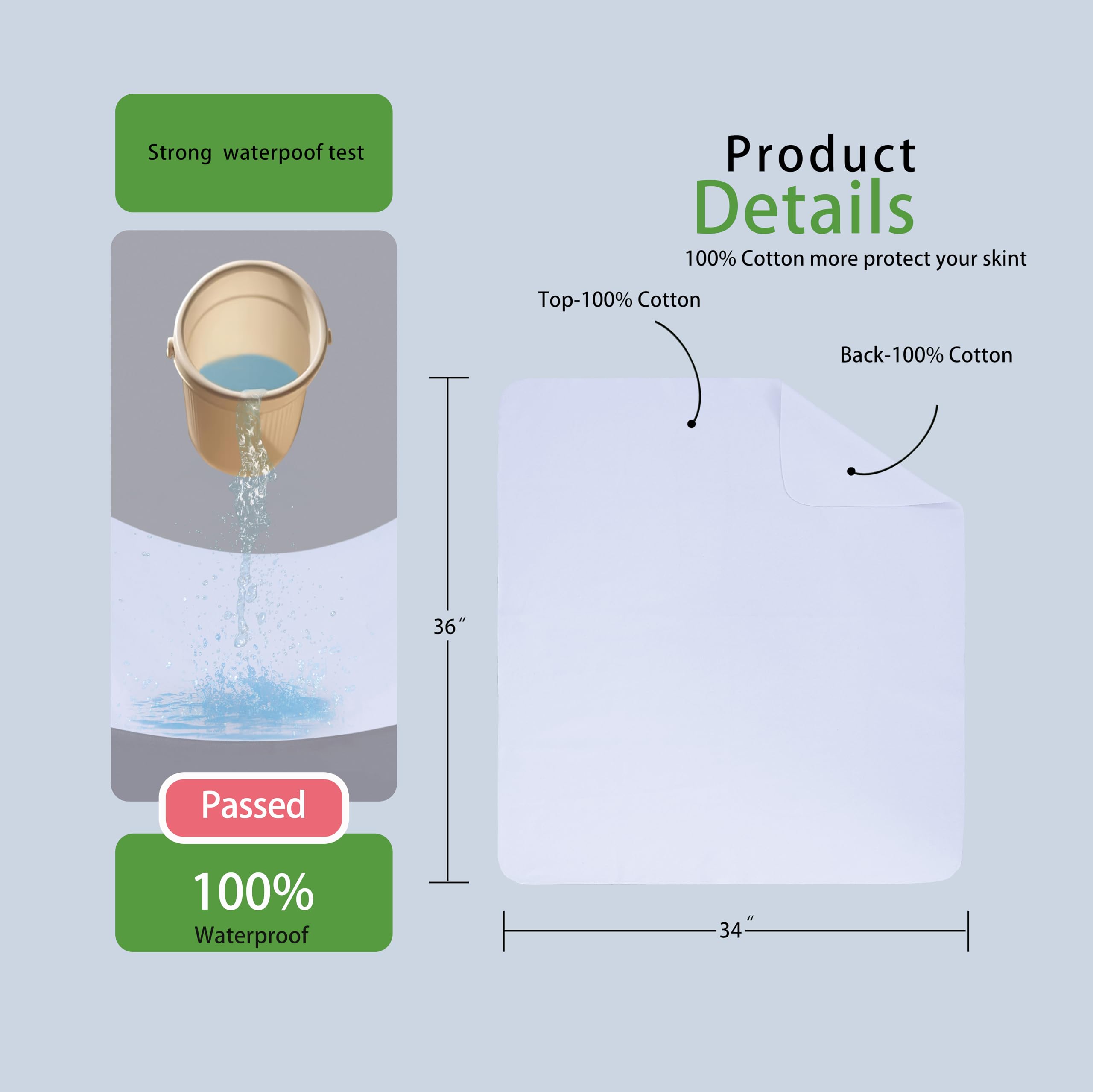 Zaizaihome washable bed pad retains softness after repeated washing.