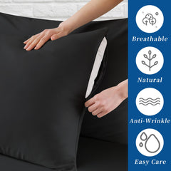 Zaizaihome zipper detail on toddler pillow protector for durable closure