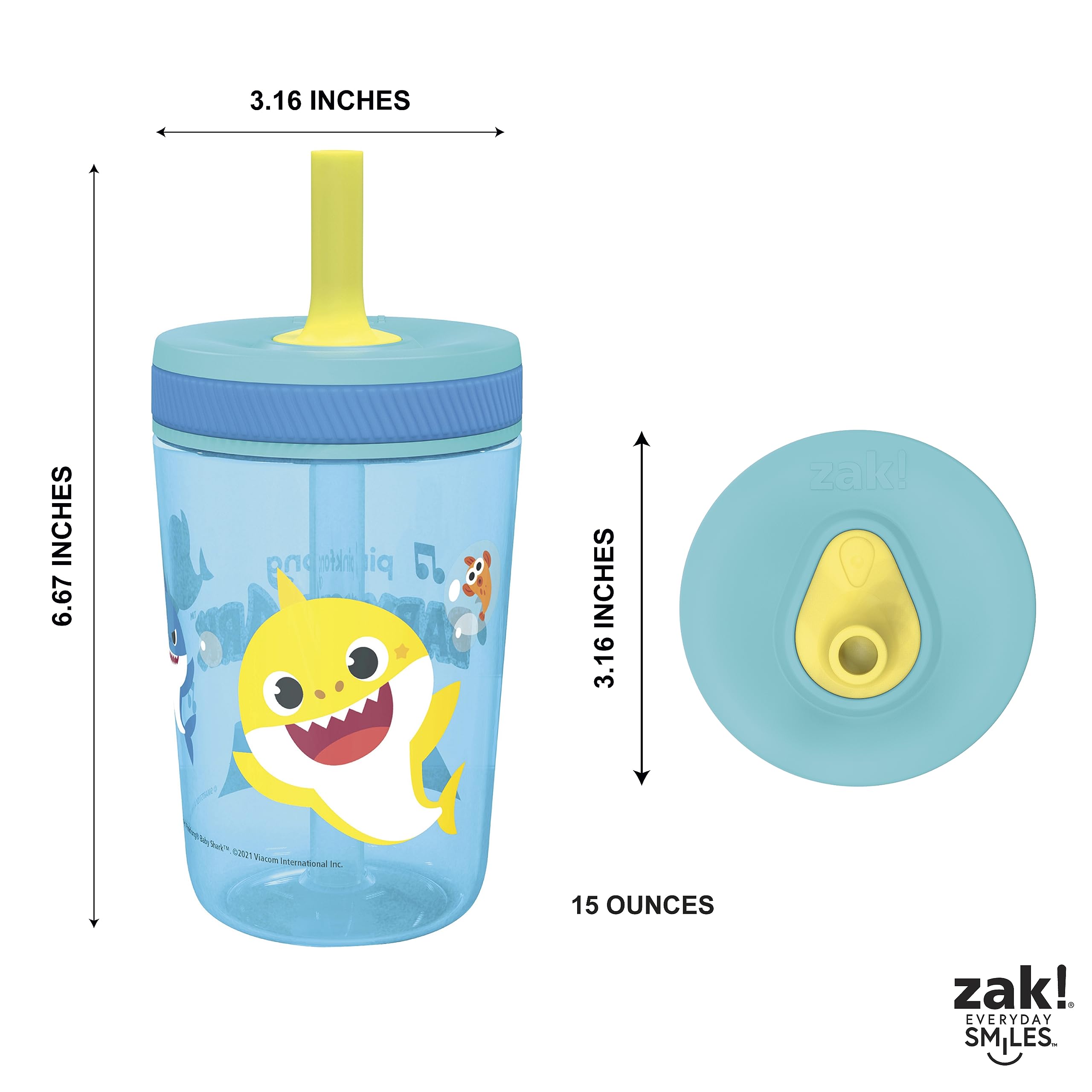 Two-piece Baby Shark Kelso tumbler set makes a great gift idea