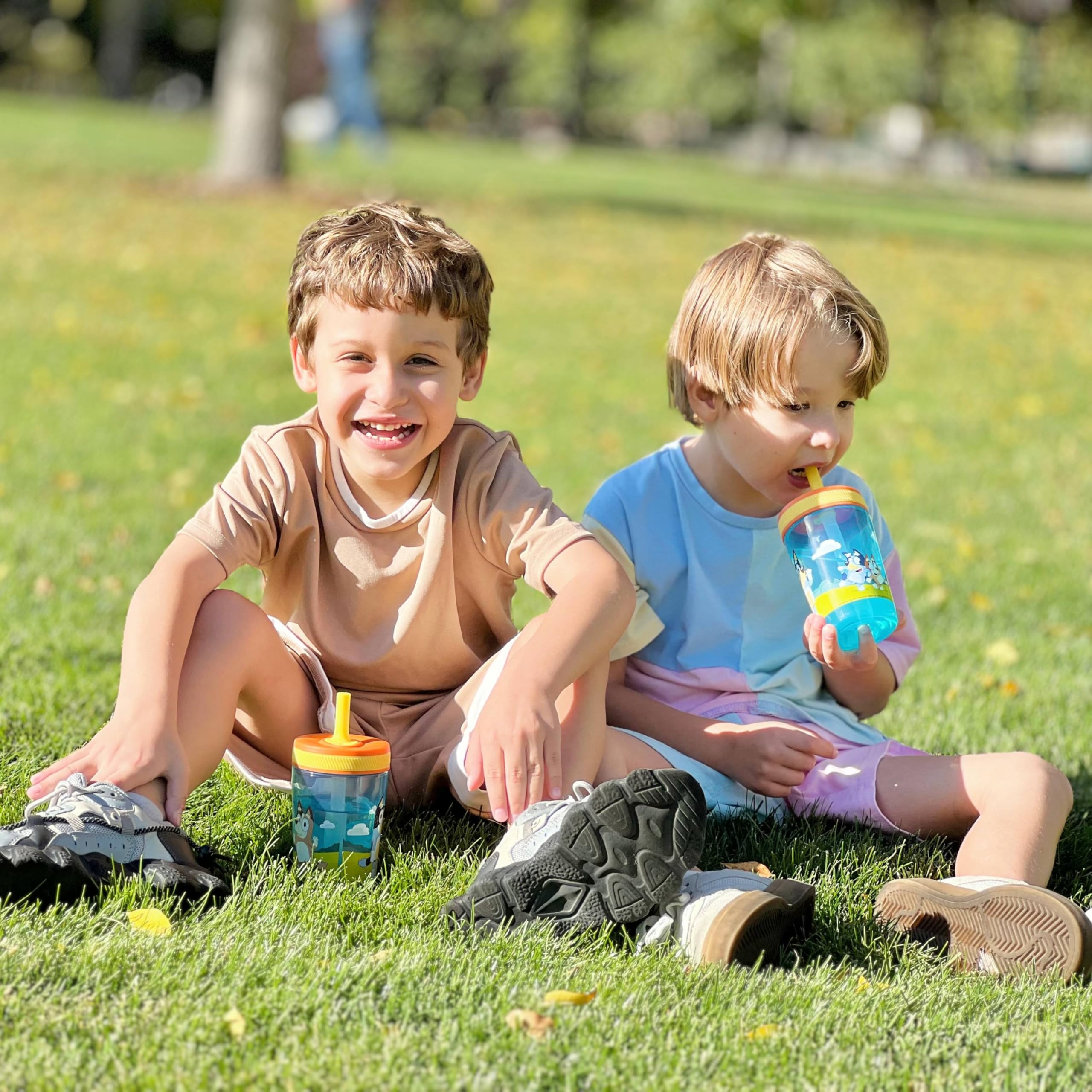 Zak Designs Bluey Kelso tumbler durable plastic for rugged daily use