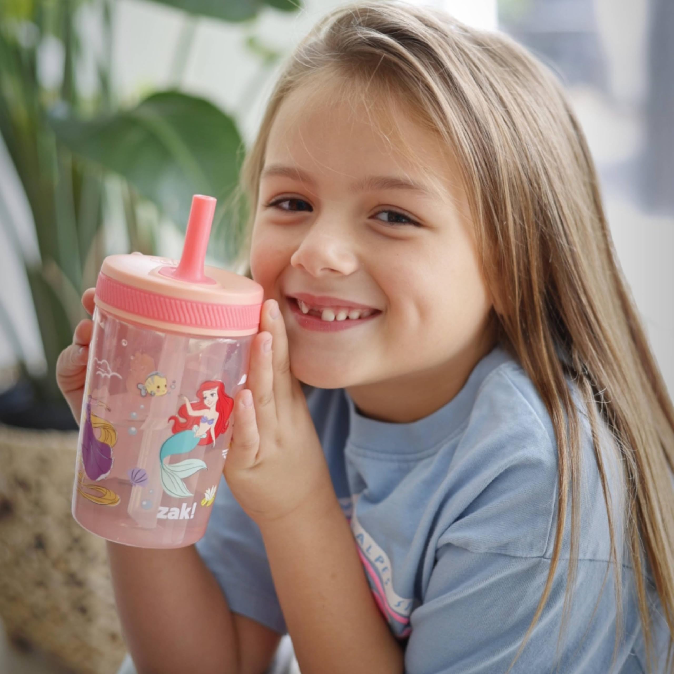 Zak Designs Disney Princess Kelso cups 15oz size for toddlers.