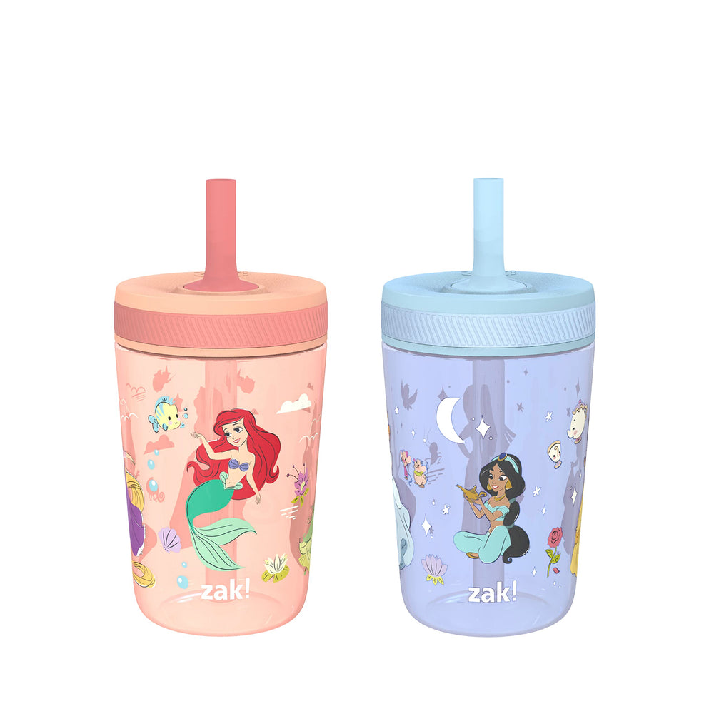 Zak Designs Disney Princess Kelso cups 2-pack for kids on the go.