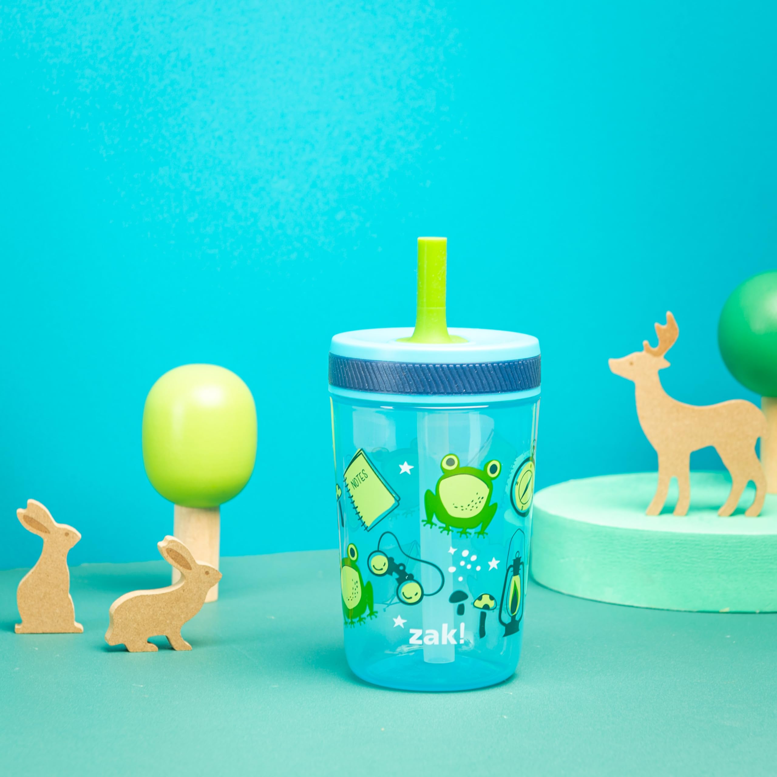 Kelso leak-proof lid prevents spills during car rides.