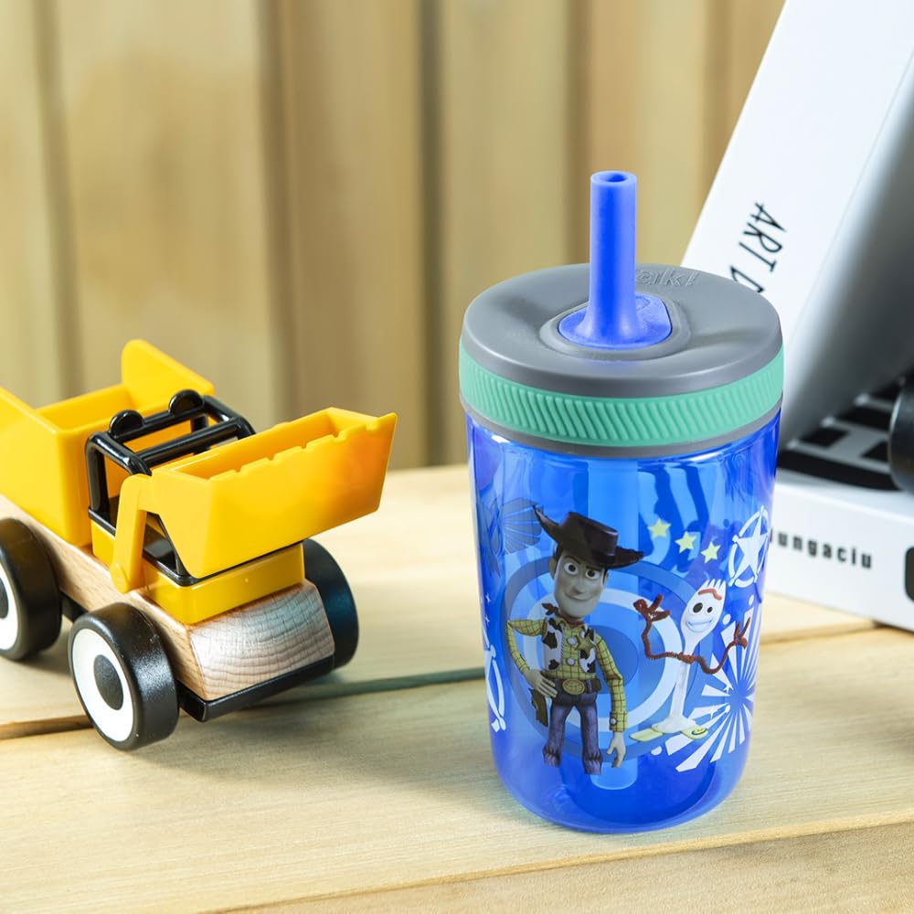 Zak Designs Kelso 15 oz tumbler set ideal for school lunches and car rides.