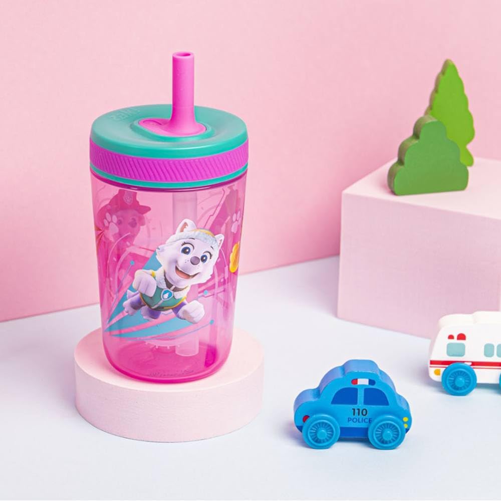 Zak Designs Kelso tumbler with translucent durable surface to view contents.