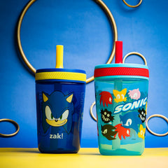 Zak Designs Sonic sippy cup is dishwasher-safe for quick, easy cleaning.