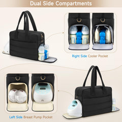 Zalirium insulated cooler pocket preserves pumped milk for hours