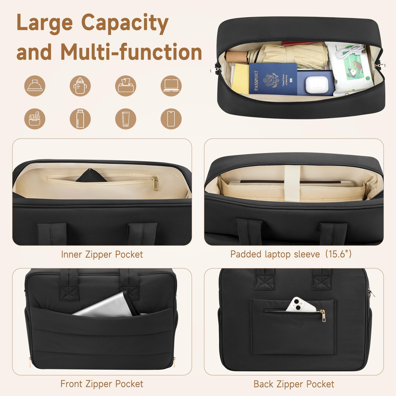 Zalirium stroller buckles for hands-free carrying