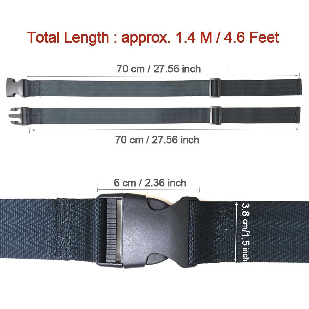 ZARPMA safety belt waist-belt-size for snug fit on pushchairs.