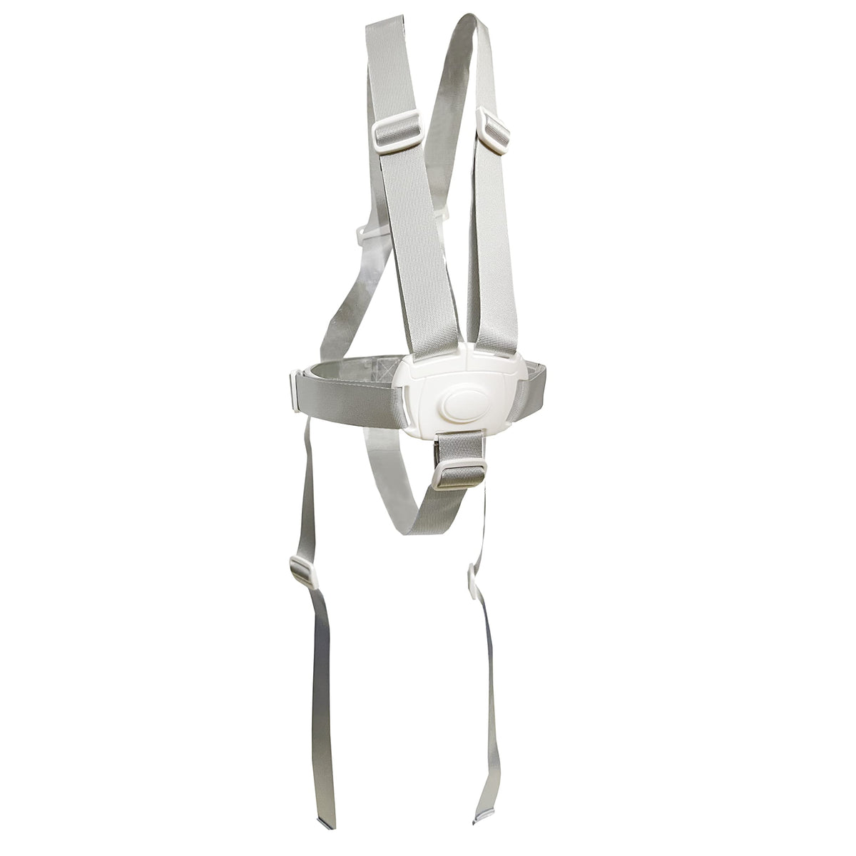 ZARPMA high chair straps grey buckle close-up for secure mealtime