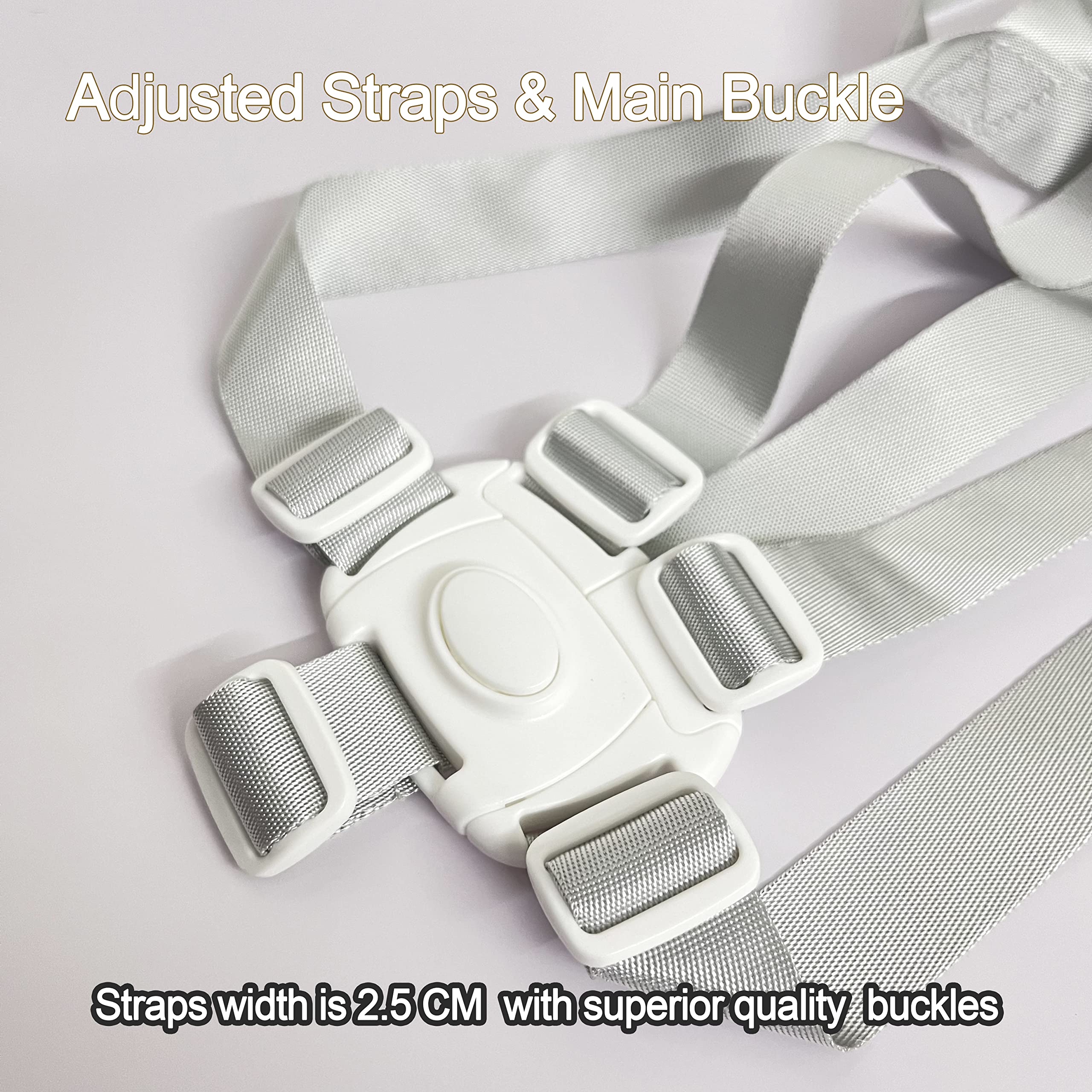 ZARPMA soft nylon strap provides gentle contact with baby's skin