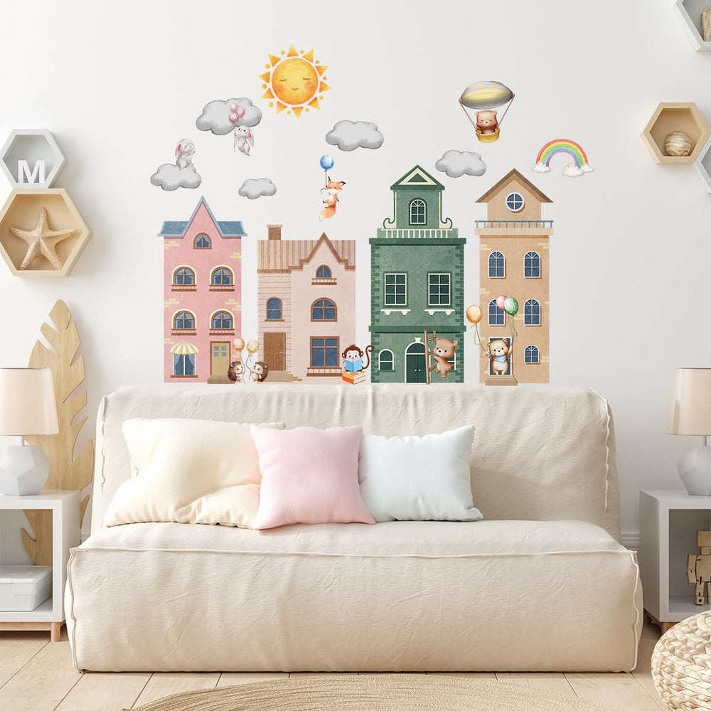 ZARROUEA removable vinyl decals peel away cleanly without wall damage