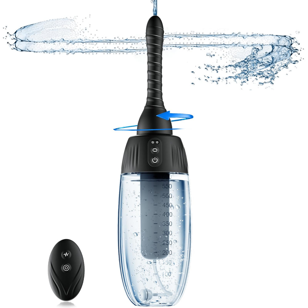 Zatsaog Anal Douche front view with 20oz silicone bulb for comfortable cleansing
