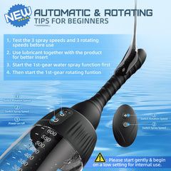 Zatsaog Anal Douche remote control for easy operation