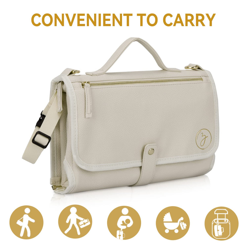 Zaveena travel-friendly design fits in most diaper bags.