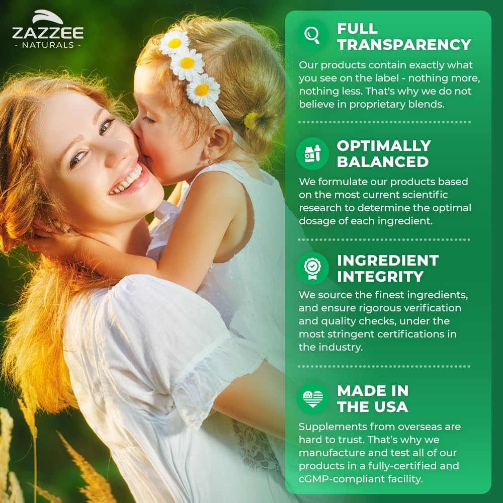Zazzee vitex packaging with organic certification.