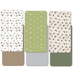 Zcargel Mallard Duck fitted sheet folded for quick setup