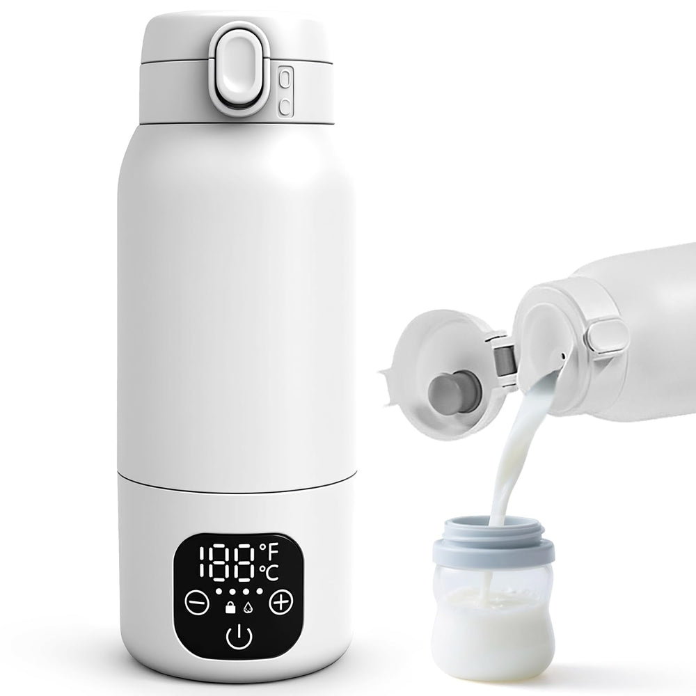 Zcargel portable bottle warmer for travel fits in a diaper bag and keeps feeds ready.