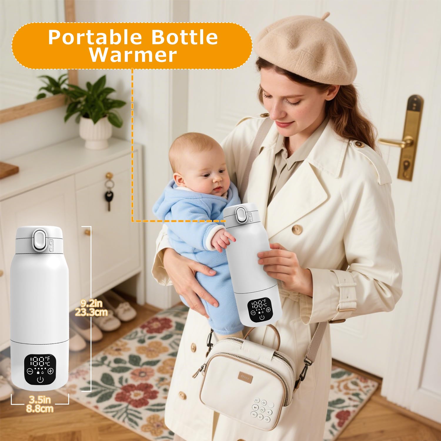 Zcargel ultra-portable design fits in strollers, backpacks, and bags.