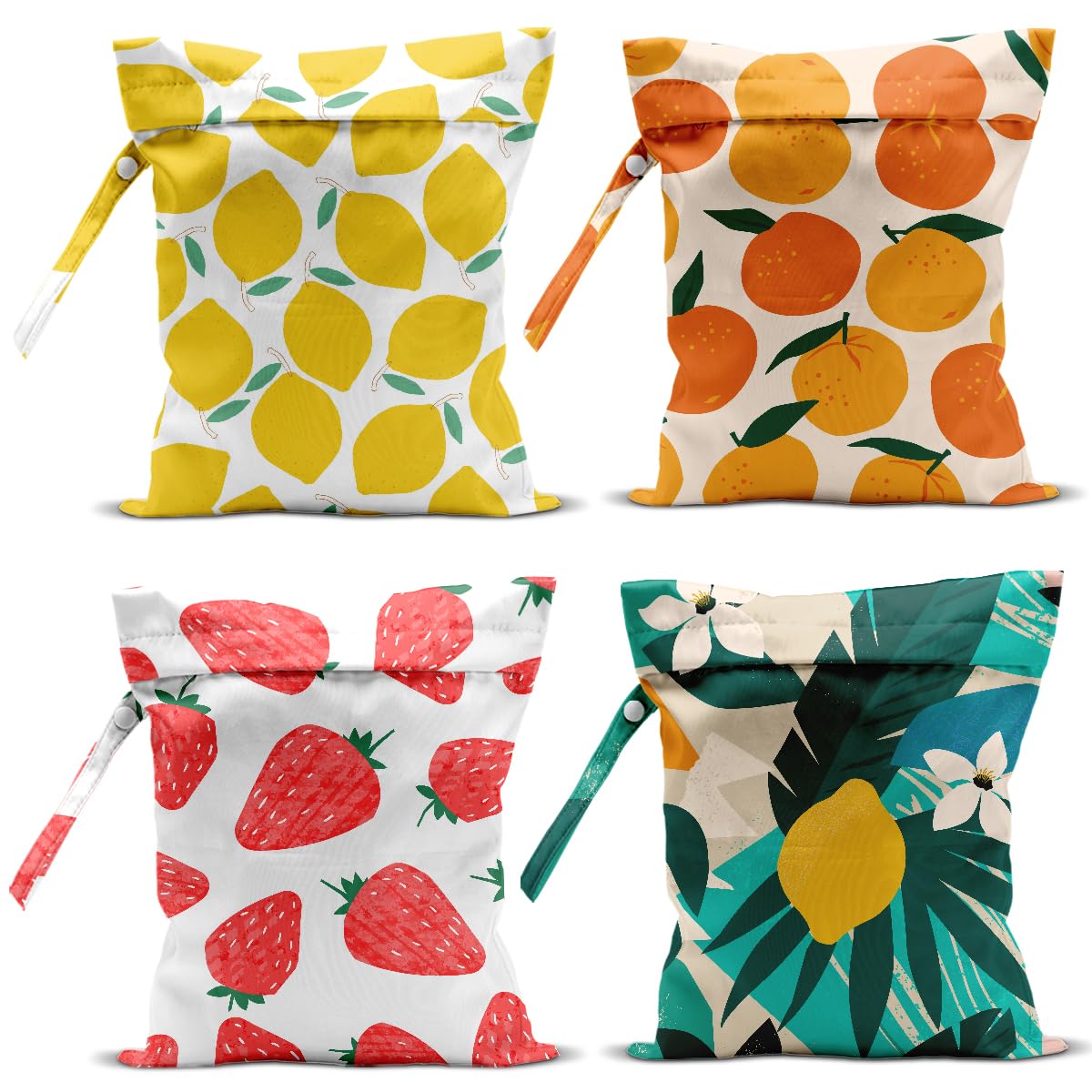 zcyxuuw 4-pack wet bags arranged for travel storage of swimwear and toiletries