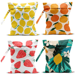 zcyxuuw 4-pack wet bags arranged for travel storage of swimwear and toiletries