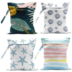 zcyxuuw waterproof wet bag with starfish pattern for beach gear organization