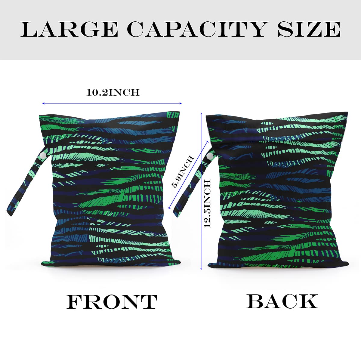 Zcyxuuw Wet Bag 26x32cm size for compact, organized storage on the go.