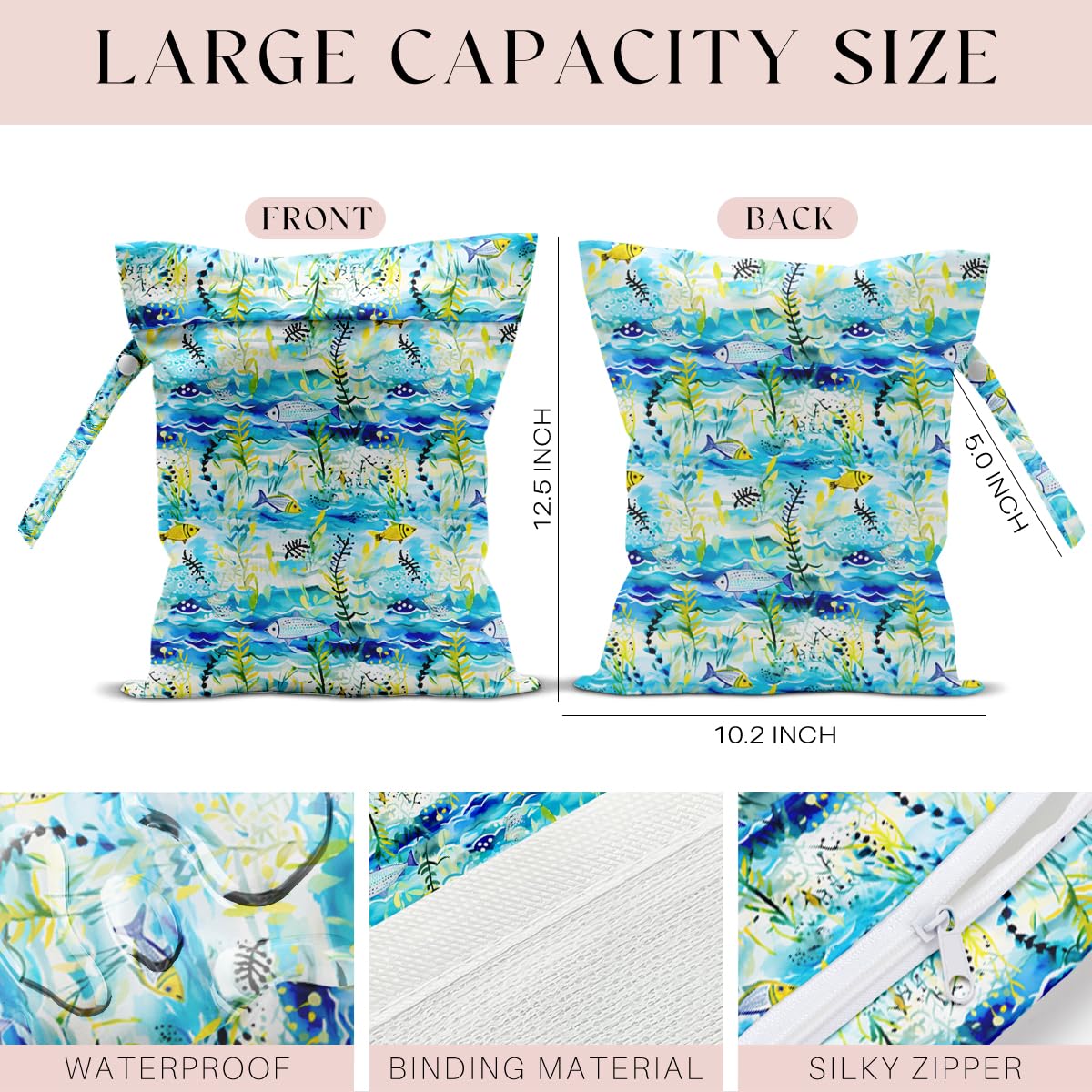 zcyxuuw waterproof dry bag keeps beach items dry and protected.