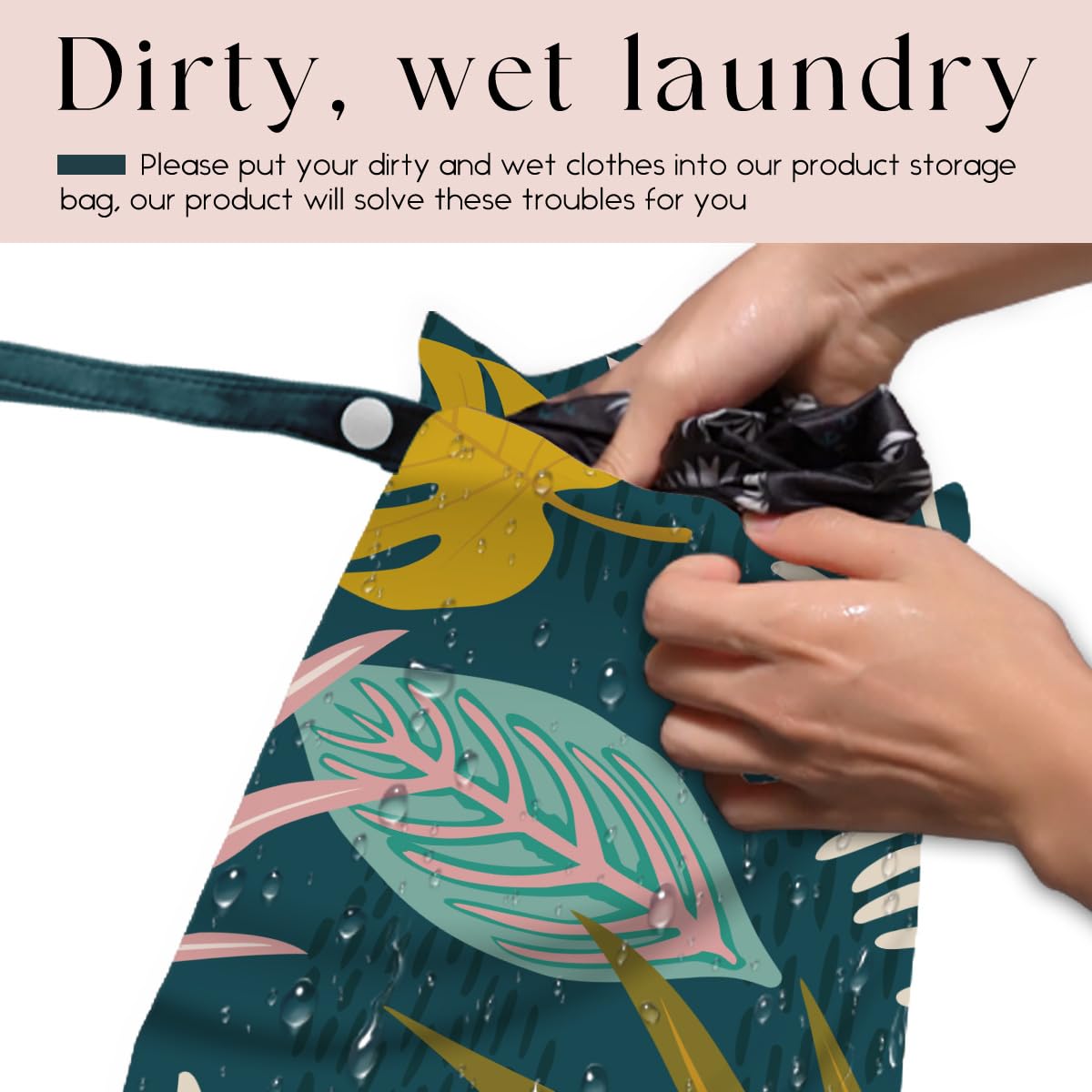 Zcyxuuw durable terylene material waterproof wet bag.