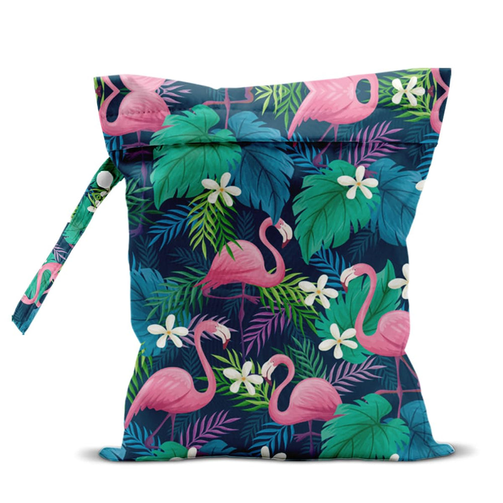 zcyxuuw wet bag Flamingo pattern for beach organization