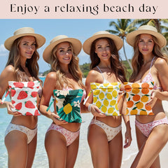 zcyxuuw fruit series patterns on stylish travel organizers