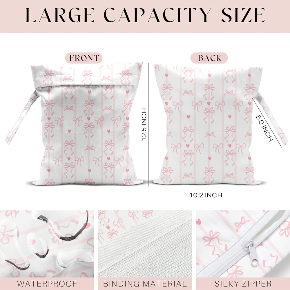 Zcyxuuw wet bag with handle design adds easy grabbing and hanging.