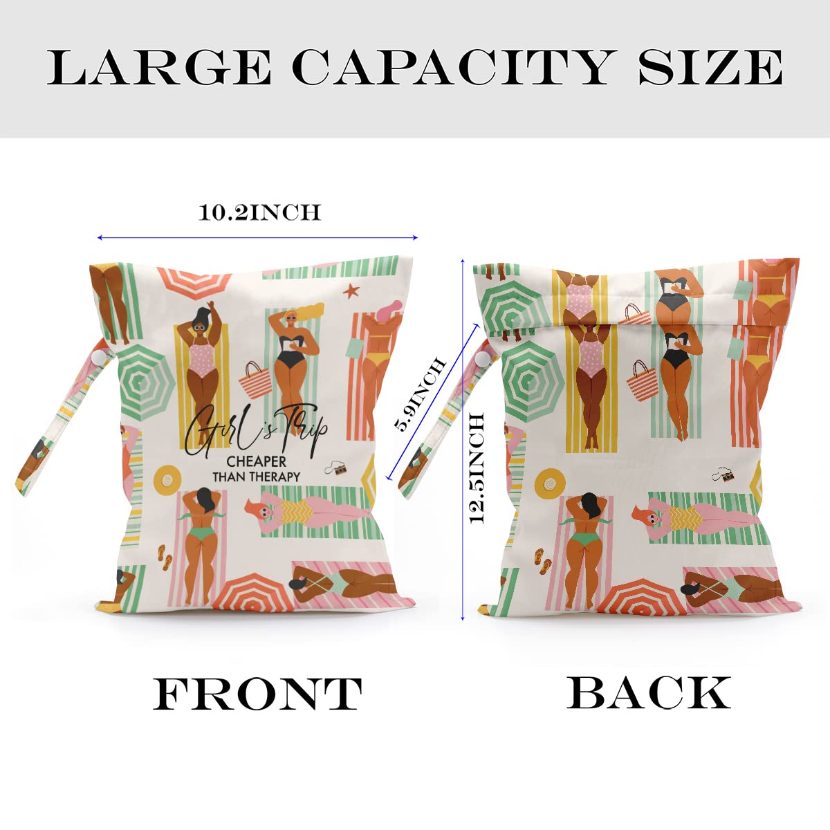 zcyxuuw Wet Bag handle for easy carrying and hanging