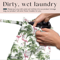 zcyxuuw Wet Bag handle and snap demonstrate easy grabbing and secure placement