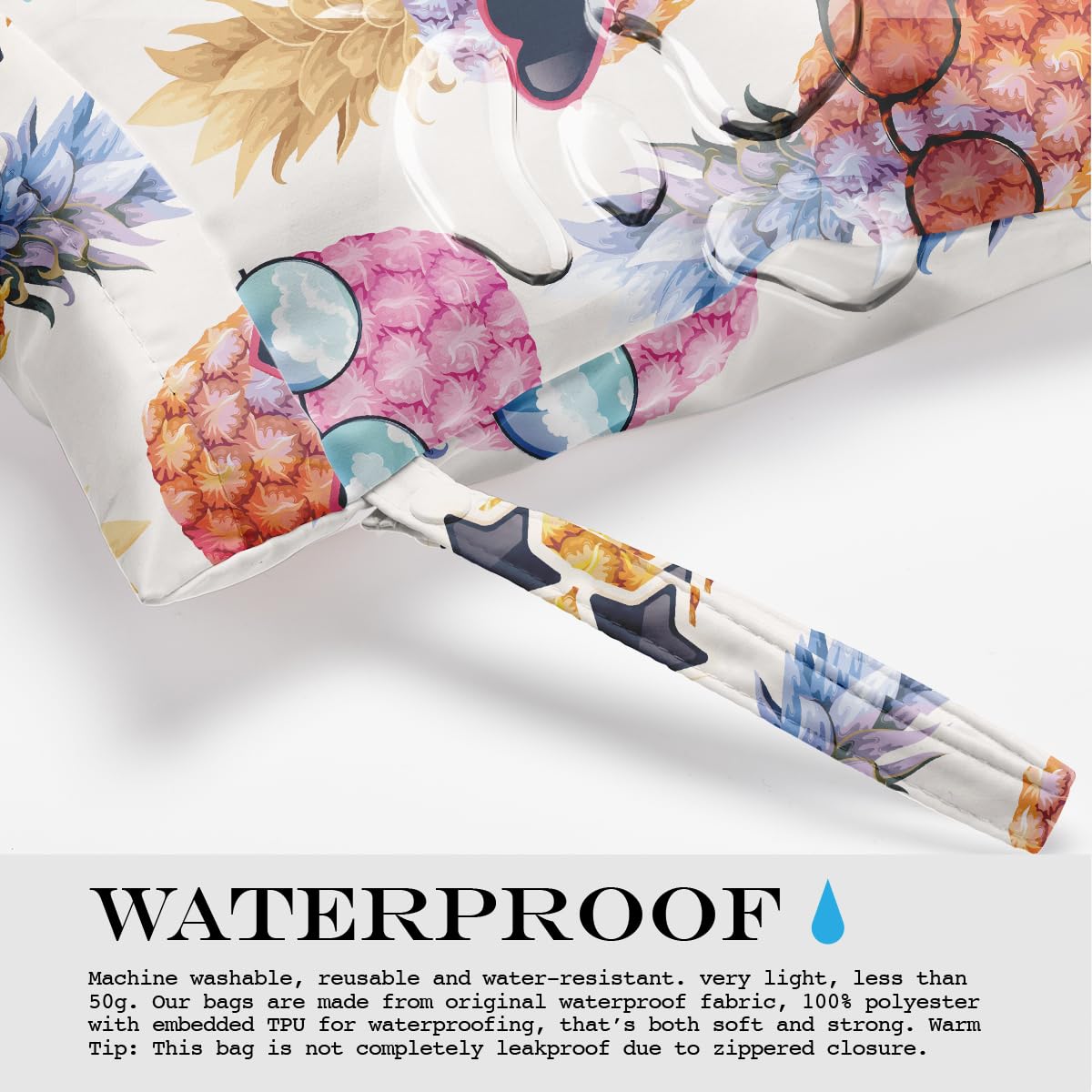 zcyxuuw wet bag tropical leaves pattern adds stylish beach appeal.