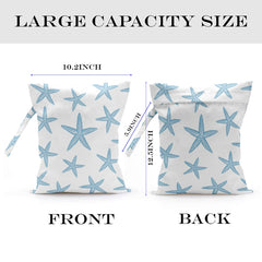 zcyxuuw Wet Bag size 10-2x12-6in showing generous capacity for swimwear and accessories