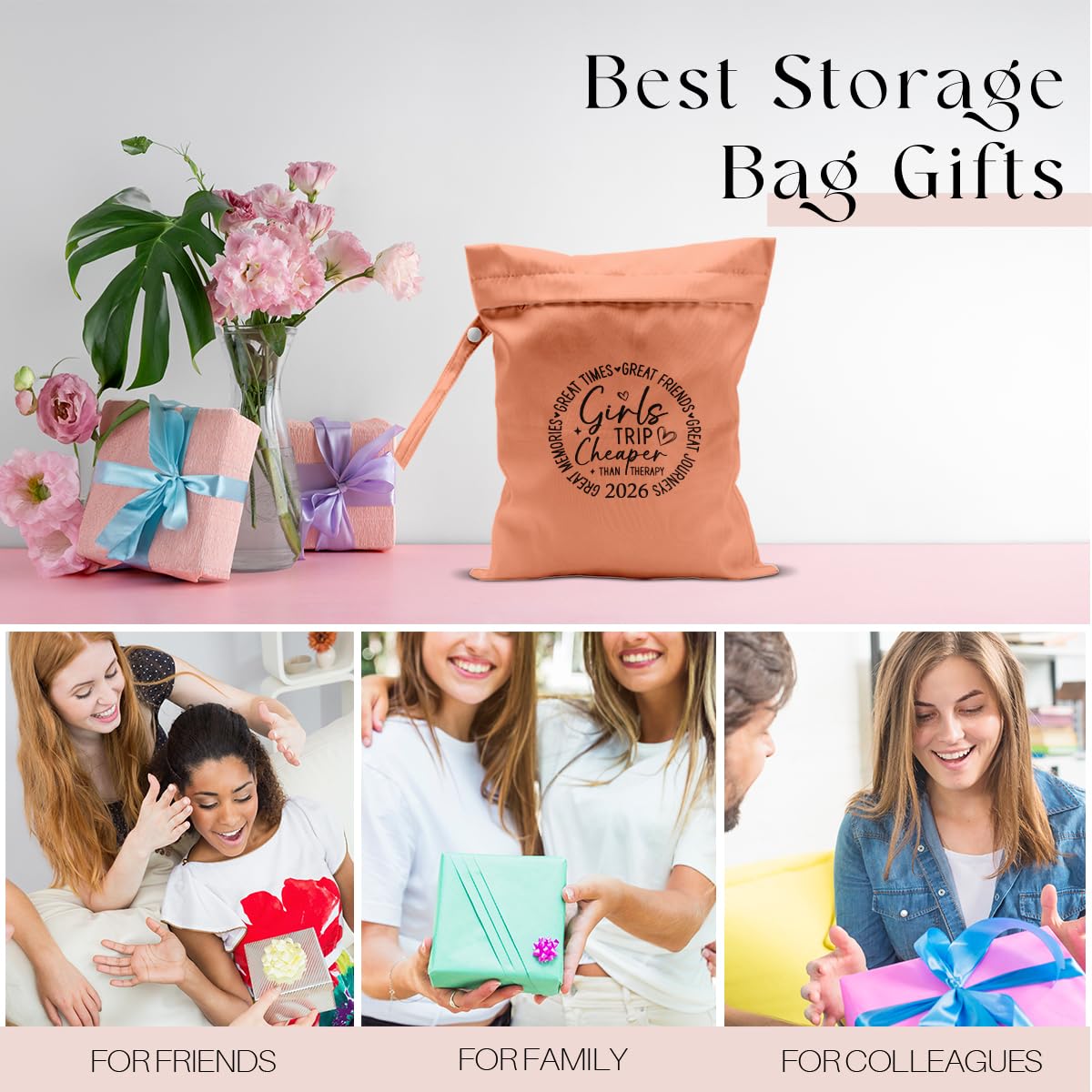 Zcyxuuw orange swimsuit storage bag ideal for damp beach gear
