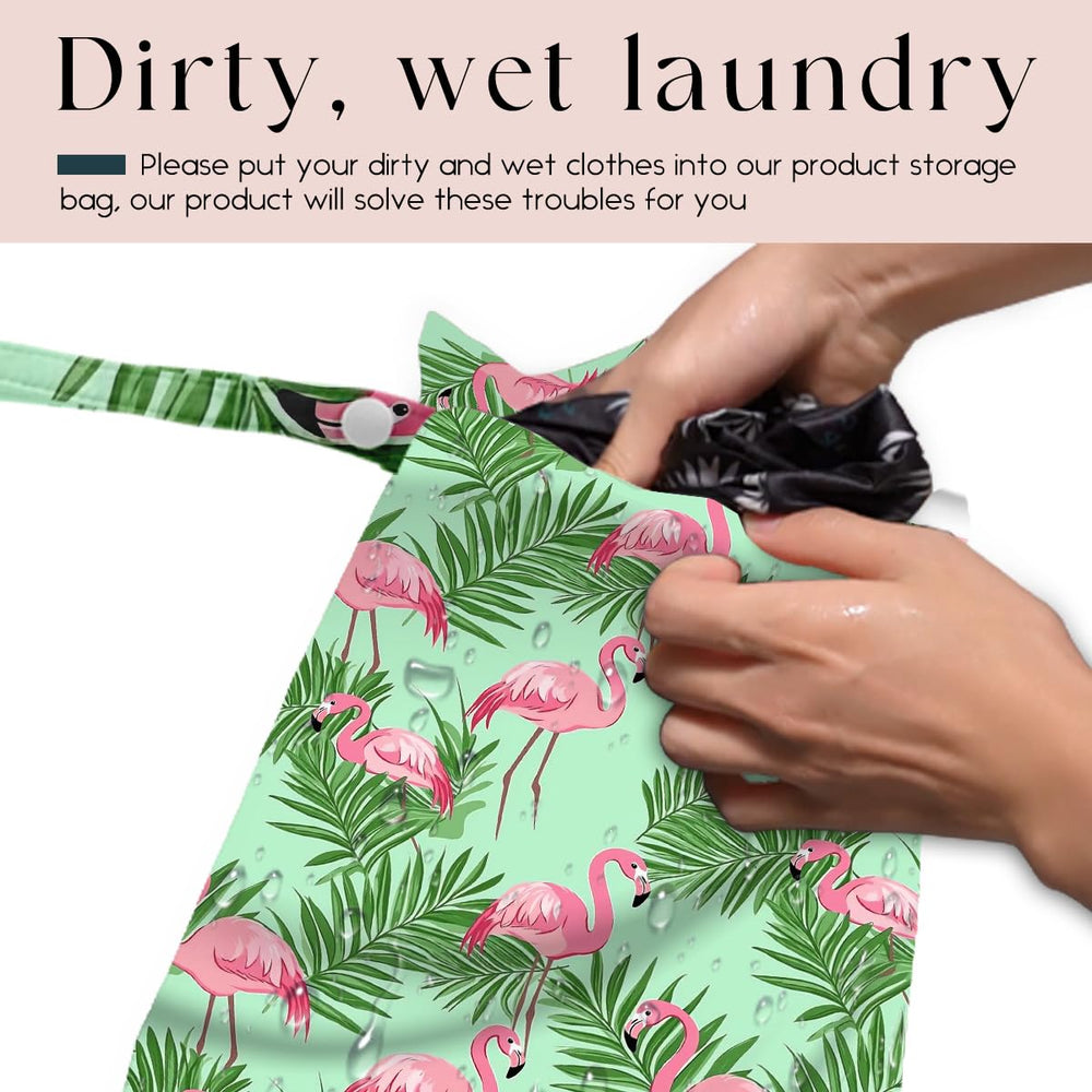 Zcyxuuw swimsuit storage bag keeps dirty clothes separate on beach trips.