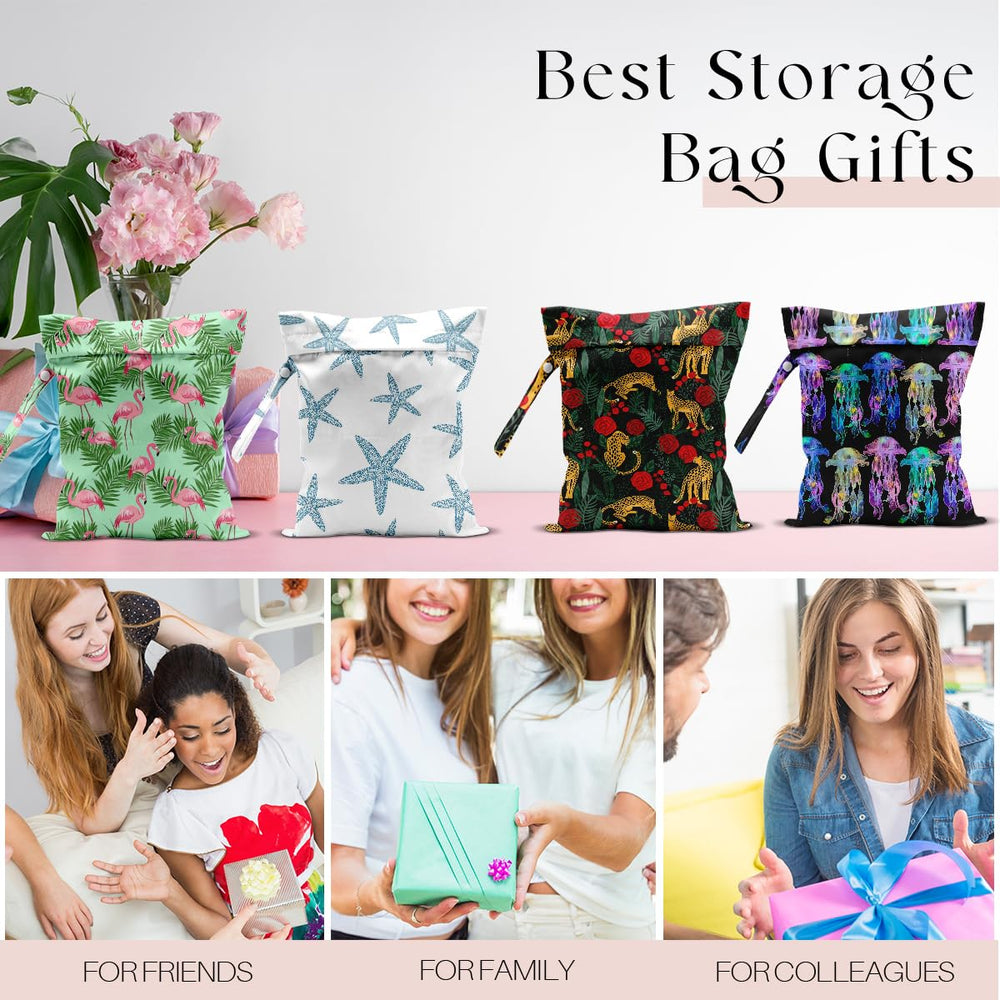 Zcyxuuw travel bag helps keep items organized and dries quickly.
