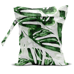 zcyxuuw Wet Bag with tropical palm pattern, ideal for beach and travel storage.