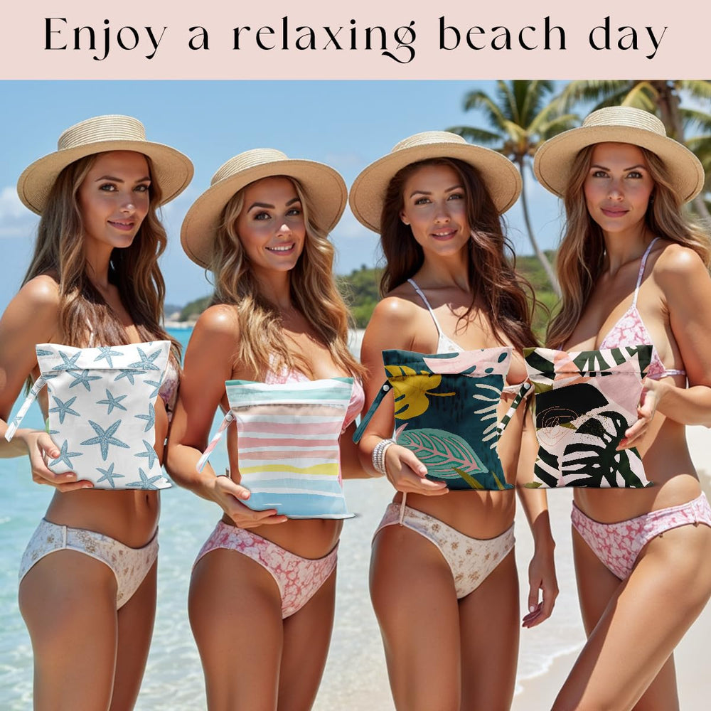 zcyxuuw wet bag tropical-pattern adds stylish touch for beach trips
