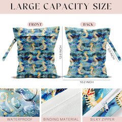 zcyxuuw waterproof terylene material wet bag keeping items dry during travel.