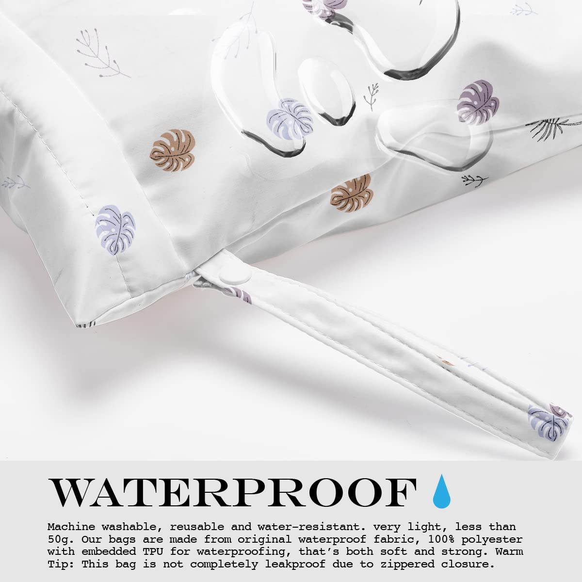 zcyxuuw Wet Dry Bag diaper storage for quick on-the-go changes.