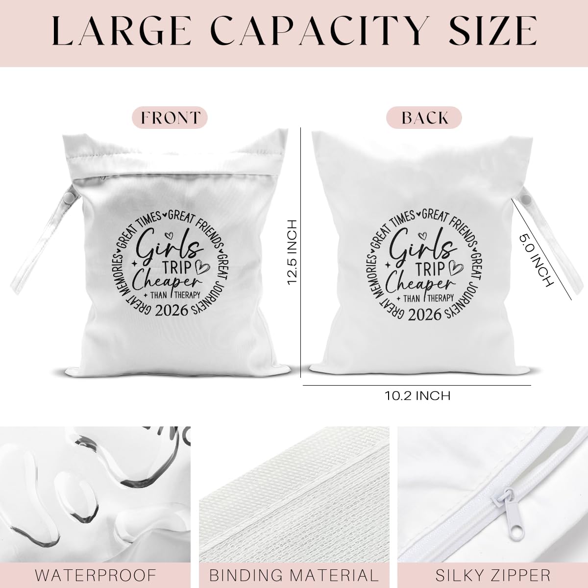 zcyxuuw wet-dry bag storing swimsuit essentials while traveling.