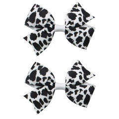 ZCYYYS Leopard hair bow clip with leopard print for women and kids, ideal daily accessory